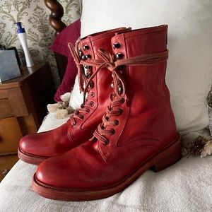 Free People Santa Fe Lace Up Boots